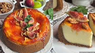 CHEESECAKE AI FICHI si scioglie in bocca! Ricetta facile