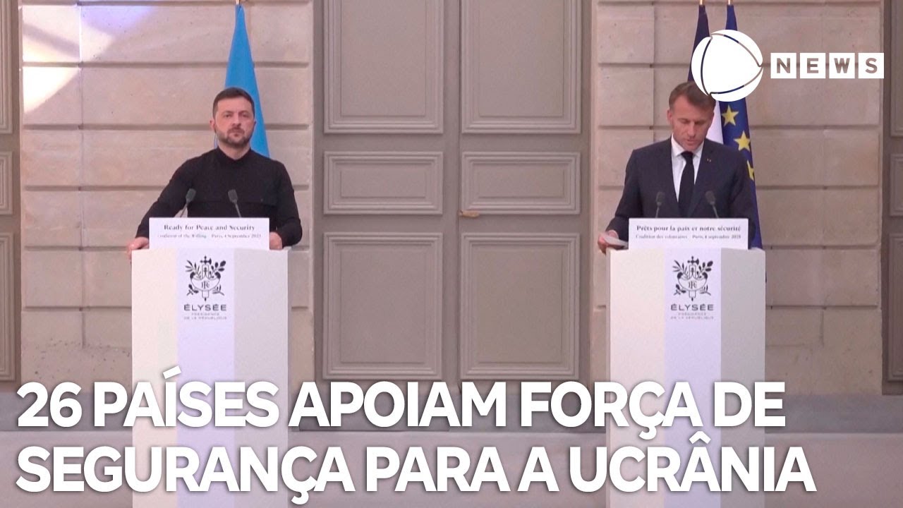 26 países apoiam força de segurança para a Ucrânia