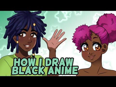 [Tutorial] How to Draw Black Anime People - Part 1