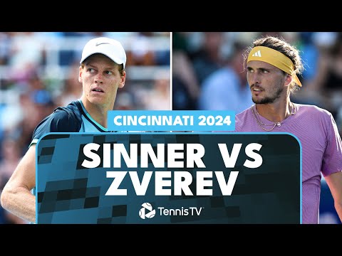 Exhilarating Jannik Sinner vs Alexander Zverev Semi-Final | Cincinnati 2024 Match Highlights