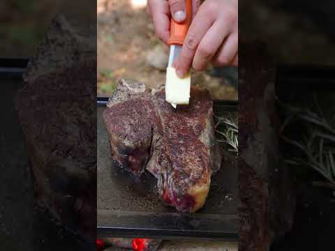 Whiskey Steak on Fire | Ultimate Outdoor Cooking#outdoorcooking #asmr #cooking #food #chef