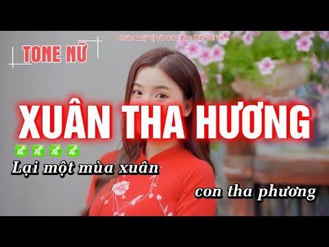 Xuân Tha Hương Karaoke Tone Nữ – Rumba Nhạc Tết Cực Hay – Hoàng Dũng Karaoke