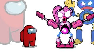 Mini Crewmate Kills Poppy Playtime But WUBBOX | Among Us
