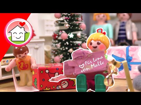 Playmobil Familie Hauser - Weihnachtsfreude - Geschichte mit Anna, Lena und Malte