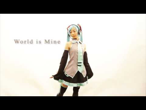 Vocaloid Cosplay Hatsune Miku  Dance (The World is Mine)