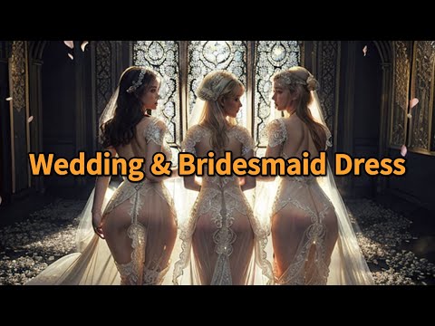 [AI Journey] Wedding & Bridesmaid Dress   #AIJourney #WeddingDress #BridesmaidDress