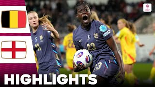 Belgium vs England | Highlights | UEFA Women's Nations League 08-04-2025