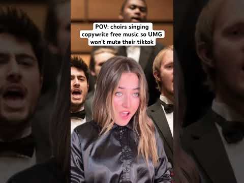 Choirs on TikTok after UMG deleted music🤪