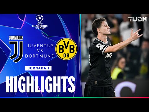 HIGHLIGHTS - Juventus 4-4 Borussia Dortmund | UEFA Champions League - Jornada 1 2025-26 | TUDN