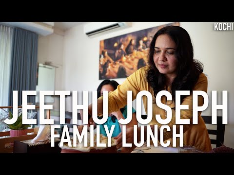 ദം ബിരിയാണി വീട്ടിൽ | Jeethu Joseph and Family enjoys Rice of Persia's Chatti Dum Biriyani