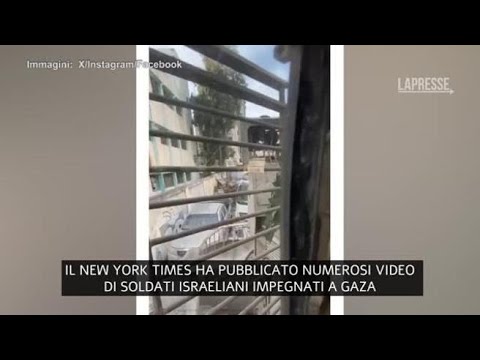 Gaza, Ny Times mostra video di festeggiamenti dei soldati israeliani dopo raid