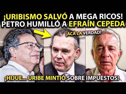 🚨SABOTAJE a Petro ¡Uribismo SALVÓ A MEGA RICOS en Congreso! Uribe se PAYASEÓ con impuestos. Verdad