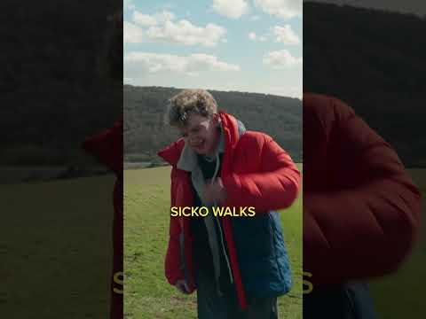 Walking up a massive hill with Mumbo