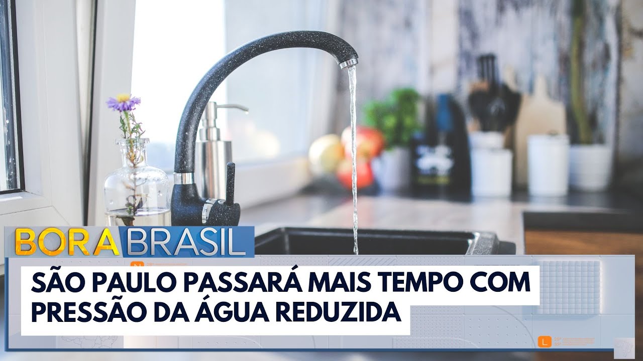 São Paulo passará mais tempo com pressão da água reduzida