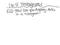 Understanding Histograms and Data Distribution