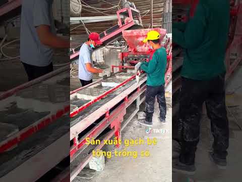 Gạch bê tông trồng cỏ. Nhận sản xuất theo yêu cầu dự án 0909299049 #gachbetong #gachtrongco