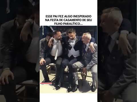 ESSE PAI FEZ ALGO INESPERADO NO CASAMENTO DO SEU FILHO #shorts