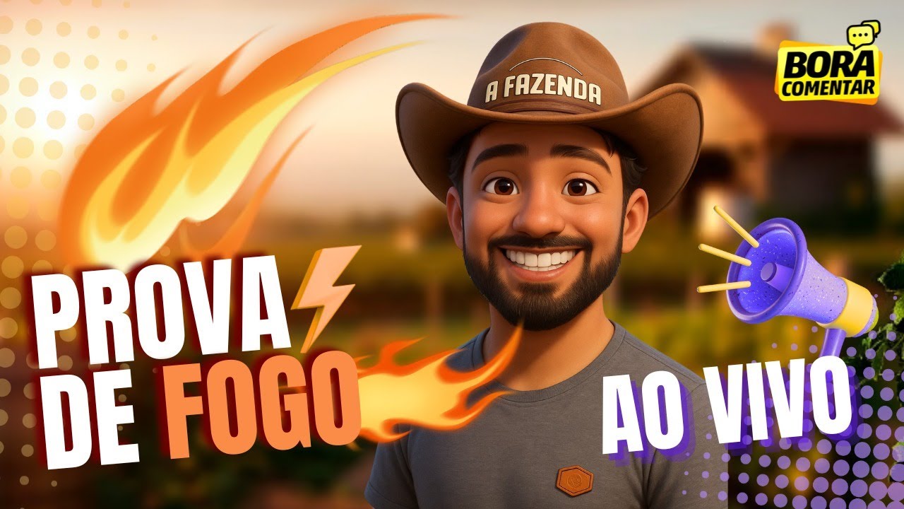 🔥A FAZENDA 17: PROVA de FOGO AO VIVO | Domingo | Narração com Schuengueira