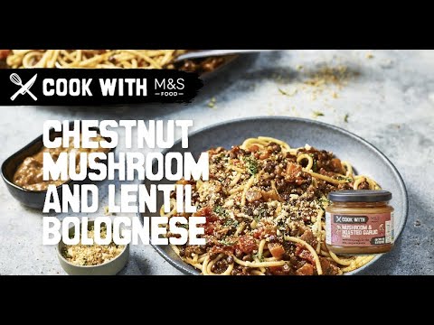 M&S | Cook with... Vegan Mushroom and Lentil Bolognese