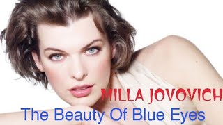 MILLA JOVOVICH, THE BEAUTY OF BLUE EYES @EkoKimianto