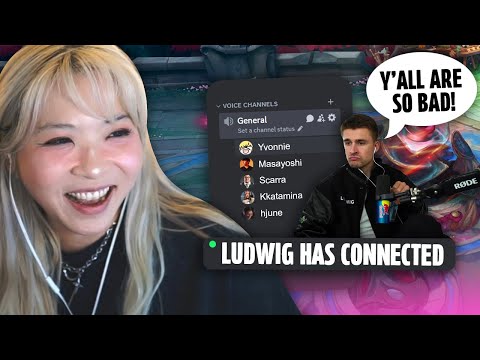 ludwig joined the call just to trashtalk us