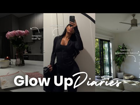 GLOW UP DIARIES | winter arc, life *update*, self care reset routine, internal glow up habits + MORE