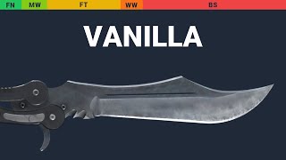 Butterfly Knife Vanilla Wear Preview