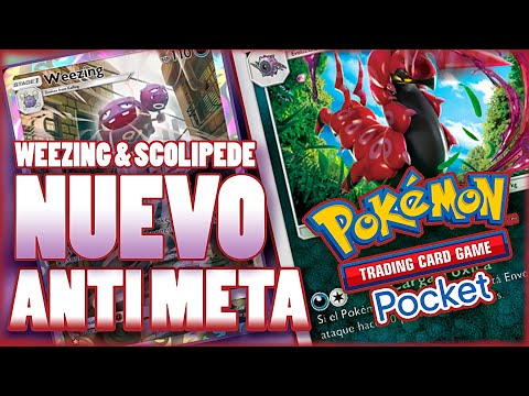 🍃¿PROBLEMAS con CELEBI EX?🍃 SOLUCIÓN: ¡WEEZING & SCOLIPEDE! NUEVO ANTI META | Pokémon TCG Pocket.