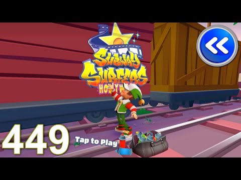 Subway Surfers Gameplay PC HD - Marathon Hollywood Jake Elf Outfit Reverse Episode 449