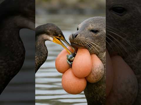 large larva that lives in a seal's body