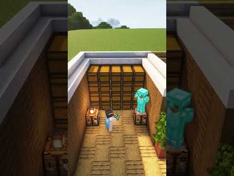 Minecraft Underground House🏠 For Build and No Music #minecraft