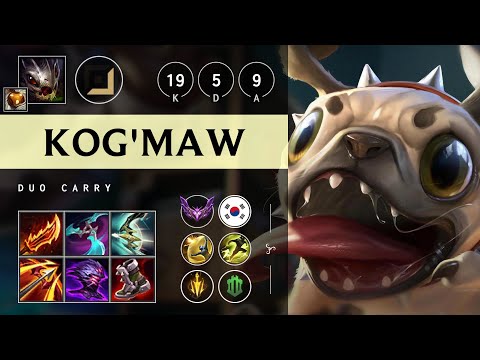 Kog'Maw ADC vs Tristana - KR Master Patch 25.13