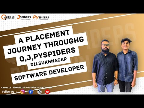 A Placement Journey Through Q,J,PySpiders Dilsukhnagar | Software Developer |