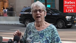 WATCH LIVE: Trump Accuser Jessica Leeds Holds Press Briefing Outside Trump Tower In New York City