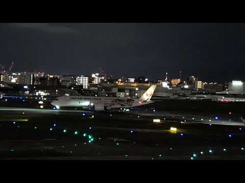 【福岡空港】JAL 大谷翔平ジェット  離陸