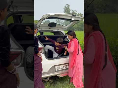 Car ki diggi me chhip gaya skating pahen ke