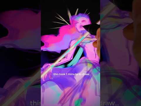 1 minute drawing VS 10 hour painting