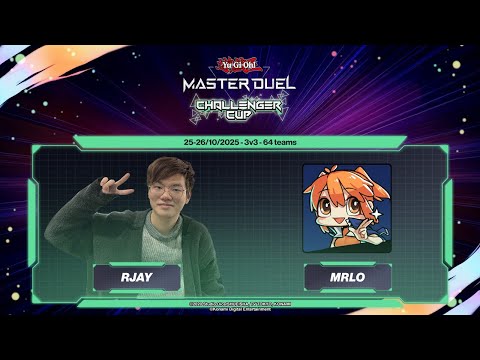 [RJay 直播] FCG RJay 遊戲王 MASTER DUEL ASIA Challenger Cup   秋季 3V3 八強單淘汰 15:00 比賽開始! !challengercup