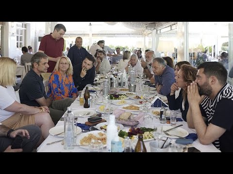 Ελλάδα: Οι χαλαρές συναντήσεις των πολιτικών αρχηγών την παραμονή των ευρωεκλογών