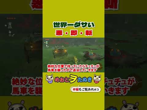 世界一ダサい悪・即・斬 #ティアキン #shorts