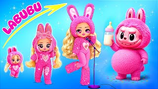 ¡La Muñeca LABUBU está Creciendo! Manualidades para LOL OMG
