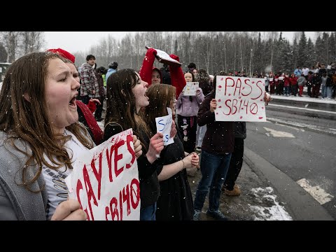 Alaska students protest for school funding