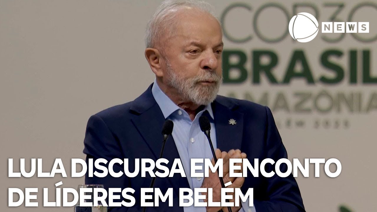 Lula discursa durante encontro de líderes em Belém TV Online Lula discursa durante encontro de líderes em Belém
