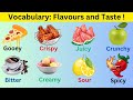 Food Flavor Characteristics and Descriptions