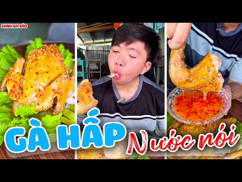 Mukbang Gà Hấp "Nước Nói" Chấm Muối Ớt Ngon Nhức Nách || BỉnhTV