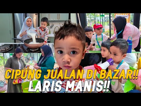 SUPER HEBOH CIPUNG PERTAMA KALI JUALAN!!! ANTRIAN PANJANG SEMUA LARIS MANIS!!!