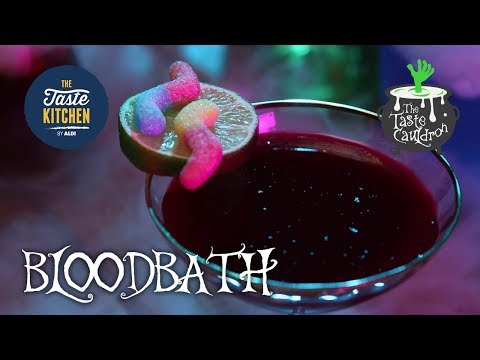 Halloween Cocktails - Bloodbath Martini
