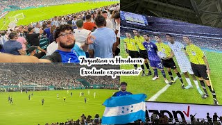 PARTIDO DE HONDURAS VS ARGENTINA EN MIAMI 🏝️