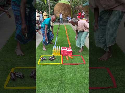 Incredible Two Old Men Bottle Challenge Game!😂 Part - 1533