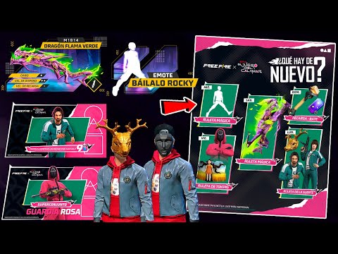 MOSTRANDO TODOS LOS PREMIOS DE LA AGENDA SEMANAL M1014 EVO RULETA GUARDIA ROSA EMOTE Y & MAS